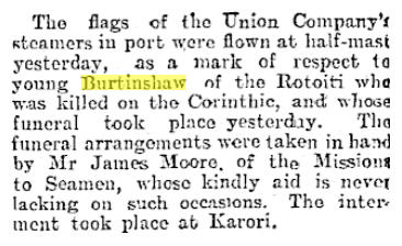 NZ Times 6 February 1904