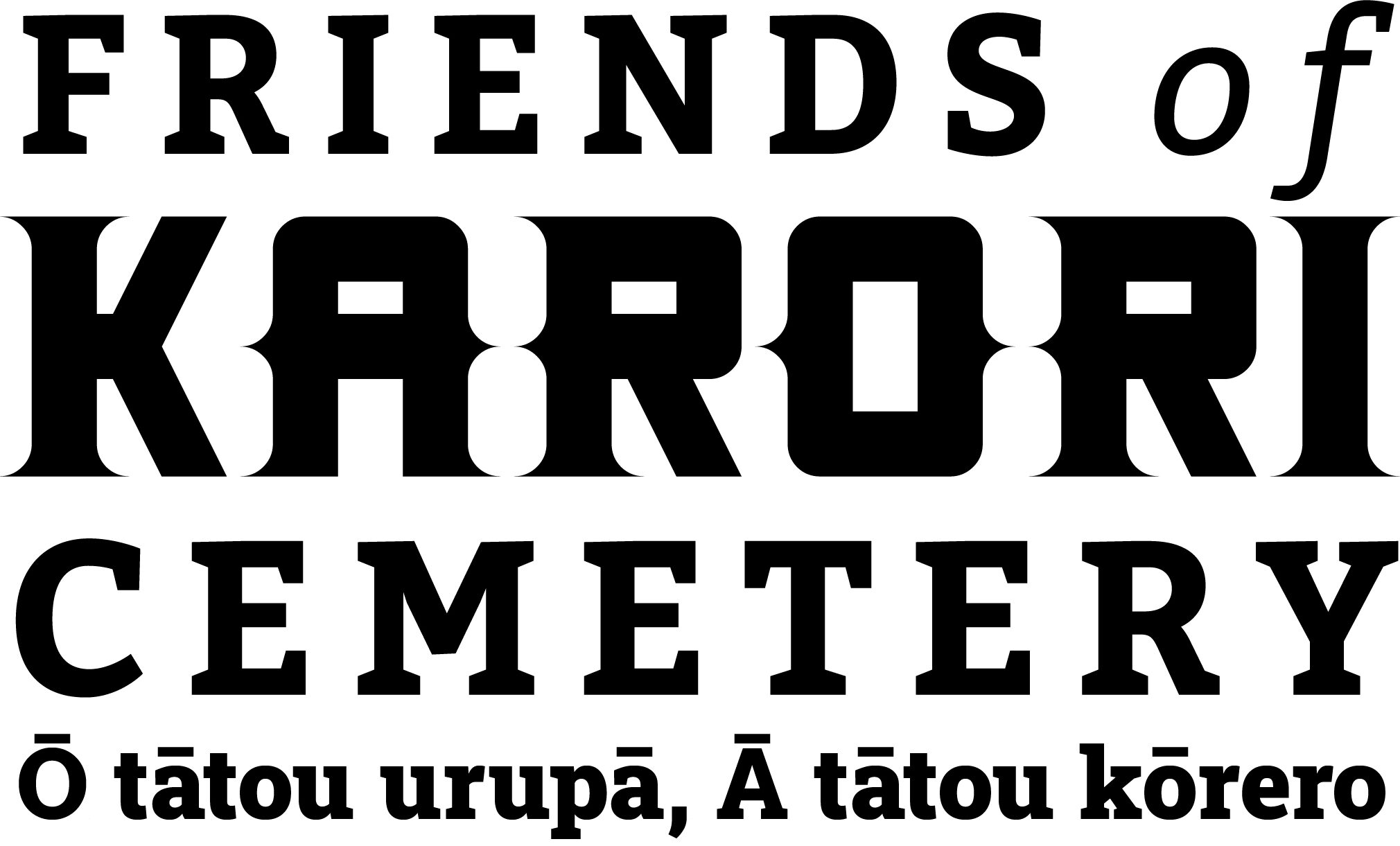 Friends of Karori Cemetery Logo with Whakatauki High Res